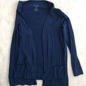 Blue L.L.Bean Cardigan